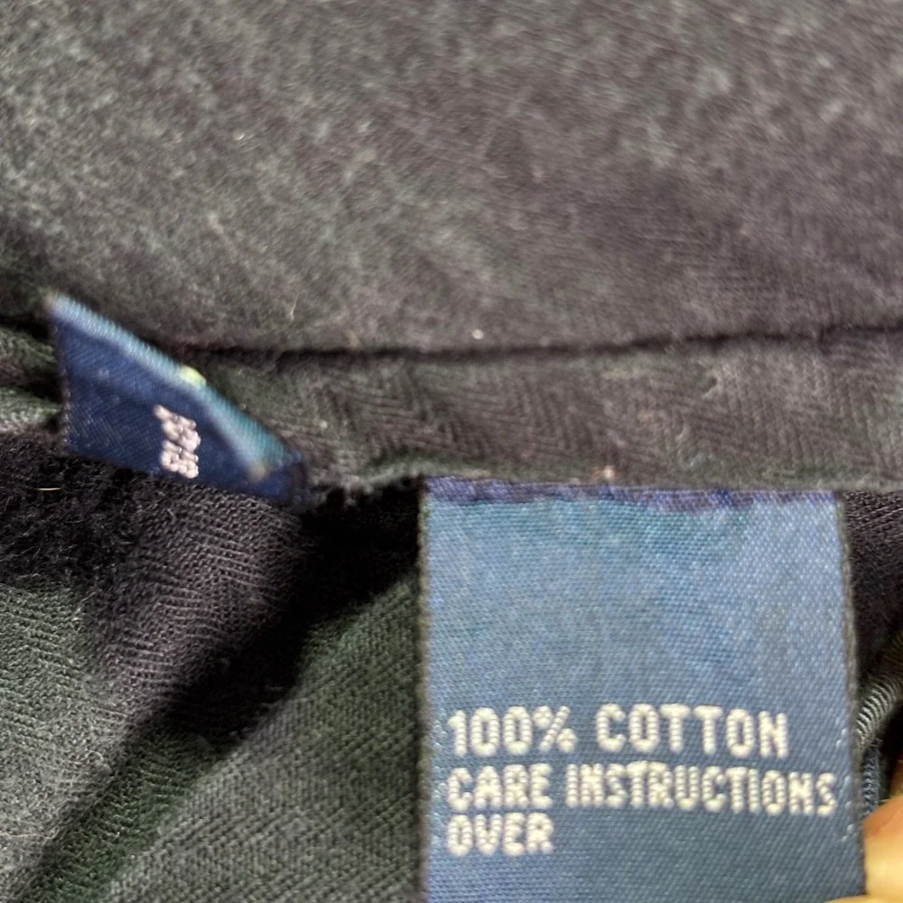 Vtg Polo Ralph Lauren Mens Pants 34/32 Black Corduroy Straight Leg 90s Hong Kong